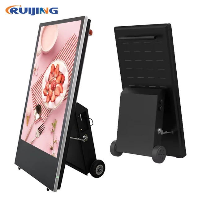 Горячий продукт 43 50 55 дюймов водонепроницаемый полноцветный Multi Touch Screen цифровое табло наружной рекламы киоск