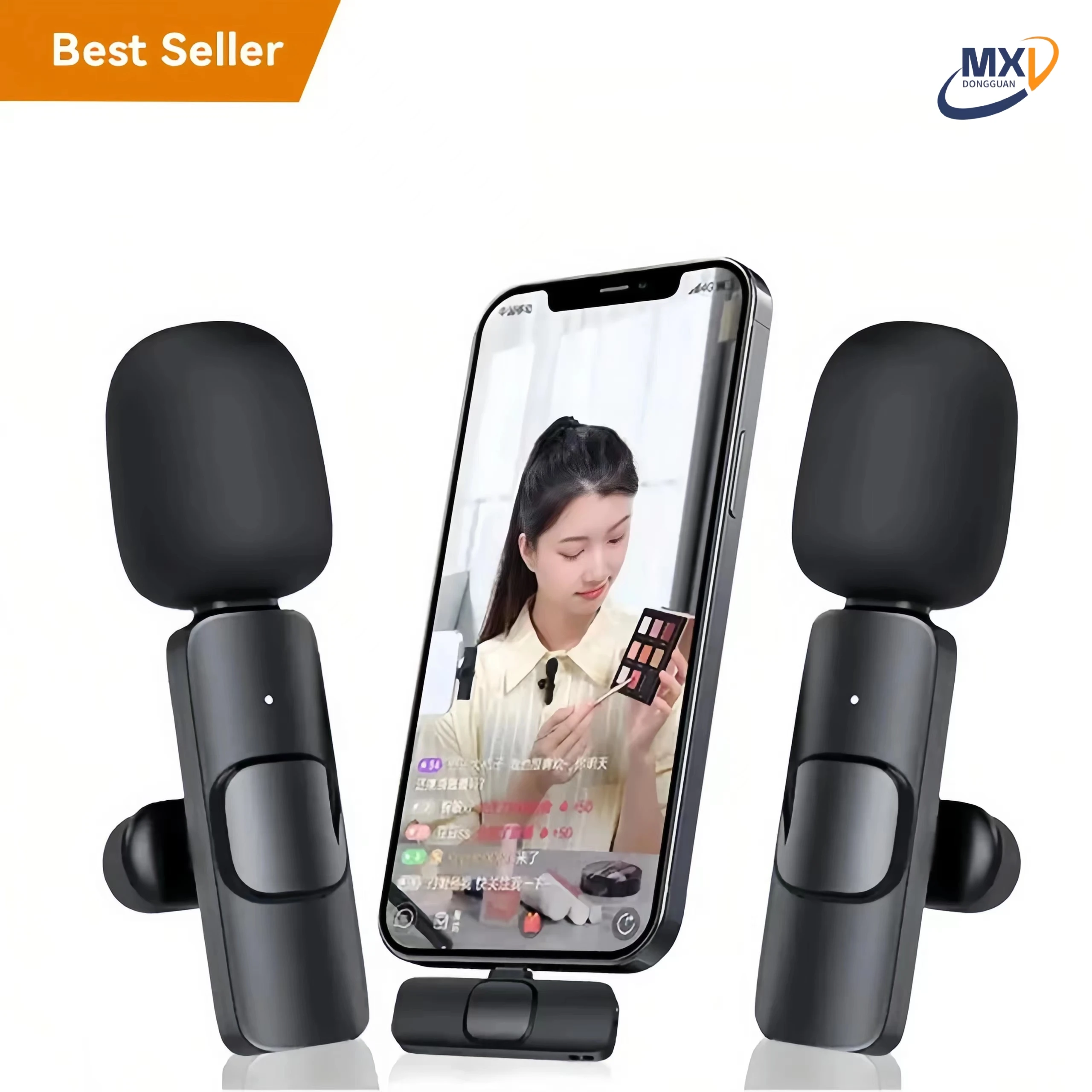 Микрофон для шумоподавления Lavalier Lapel K8 K9 2 в 1 беспроводной микрофон для Liverstreaming Vlog