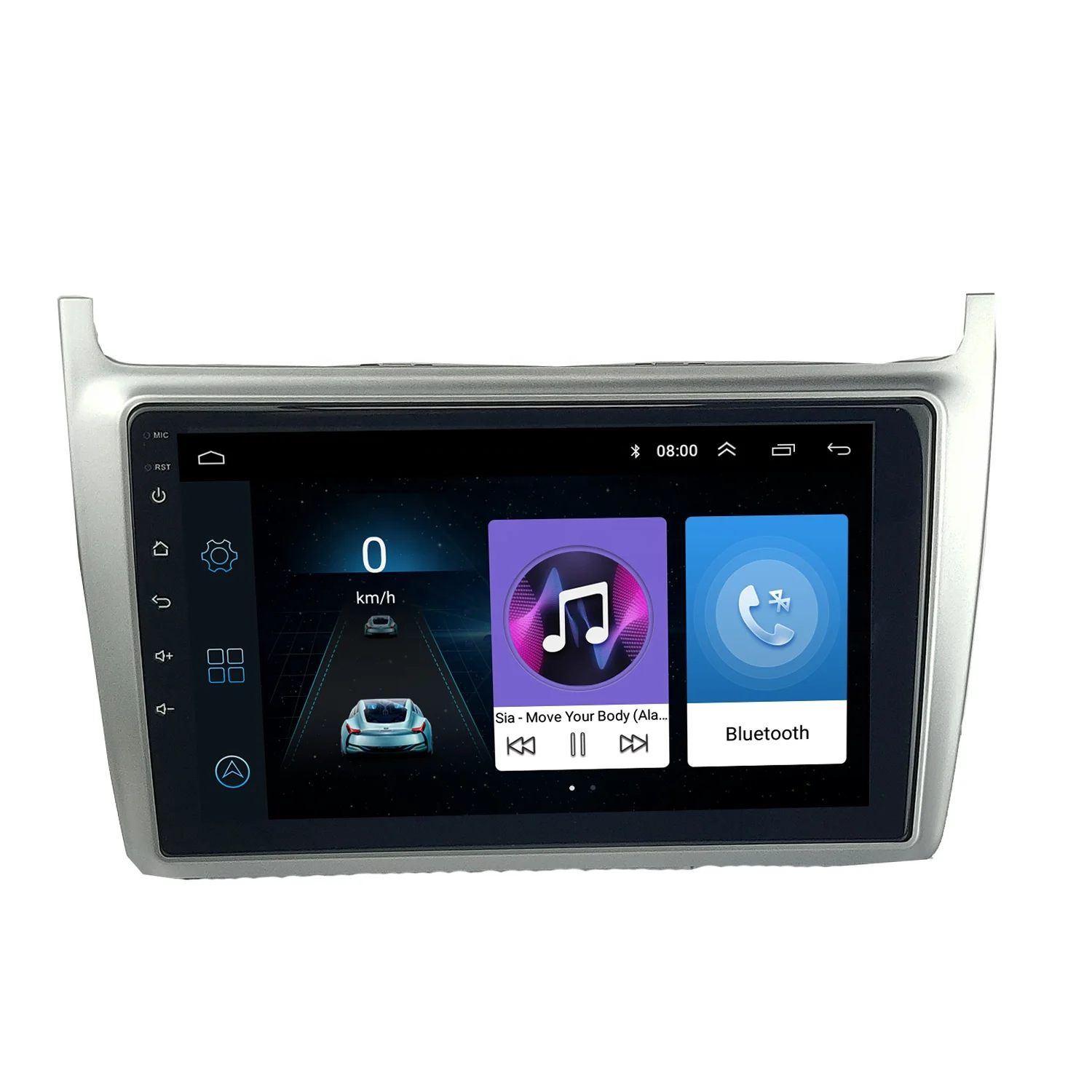 9 INCH Radio Frame for VOLKSWAGEN Polo 2014+ Stereo GPS DVD Player Install Panel Surround Trim Face Plate Dash Mount kit Bezel