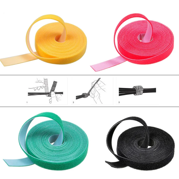 Elastic Hook And Loop Hook And Loop Tape Embossed Hook And Loop Tape