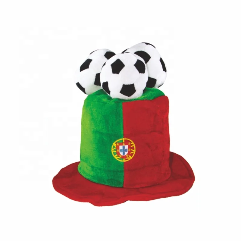 World cup factory price crazy football fans hat for adult soccer hat