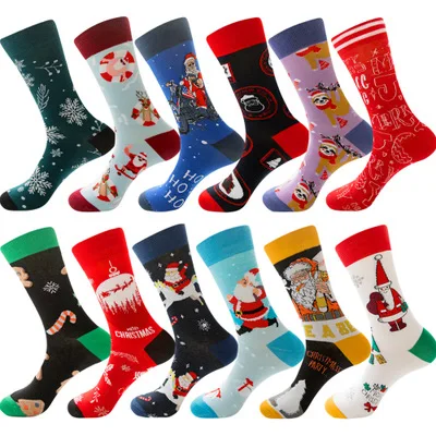 HJ-II-0757 xmas socks wholesale Christmas socks light up christmas socks