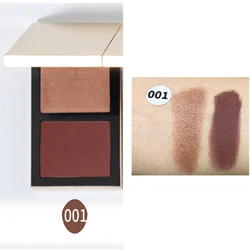 private label face pressed contour blush highlighter and bronzer and blush palette powder make up