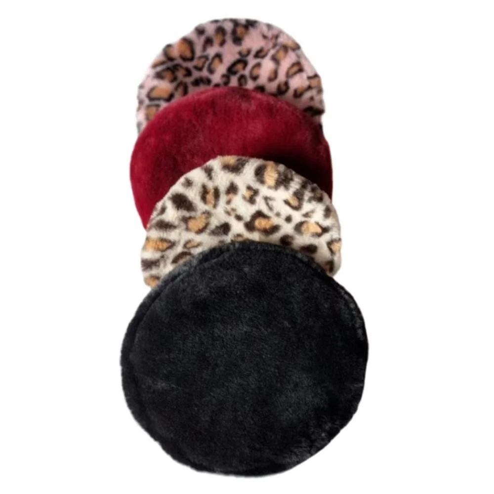 high quality fashion Comfortable leopard beret homme chic Ladies go out in winter