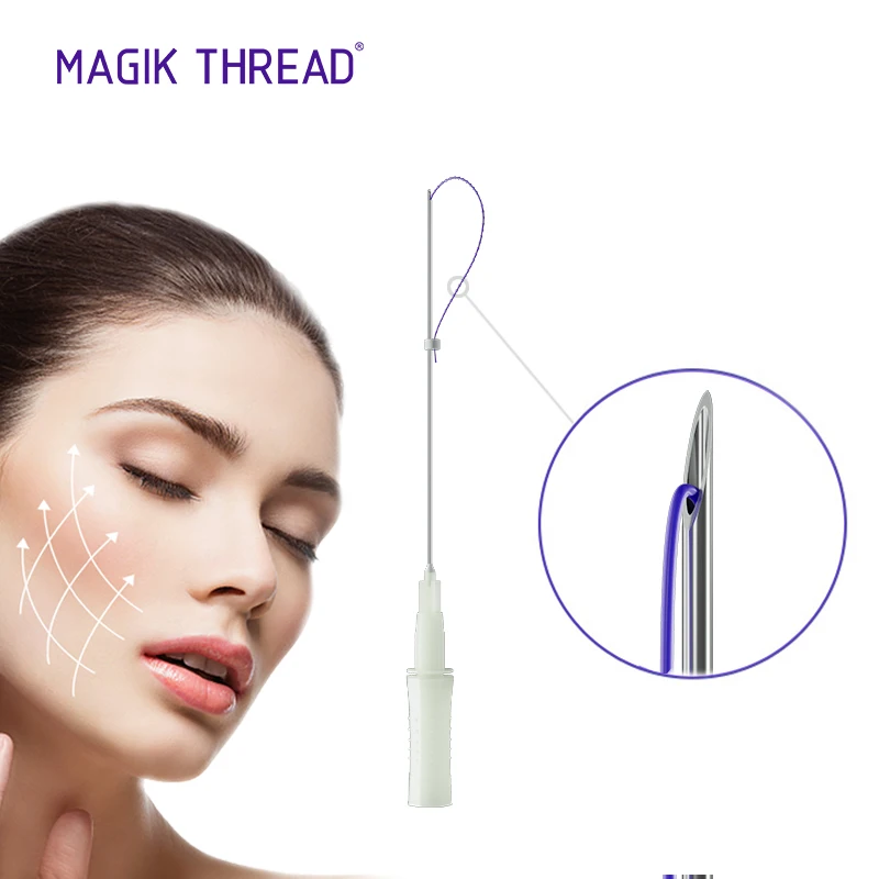 Моновинтовая нить PDO для подтяжки кожи, 30 г, 25 мм