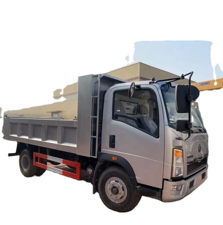 116 hp howo sand stone transport small tipper truck