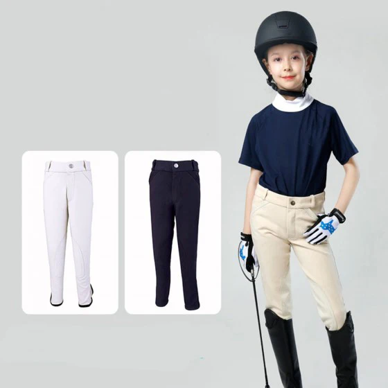 Custom horse riding pants leggings for kids riding breeches children summer riding pants horse jodphurs riding breeches