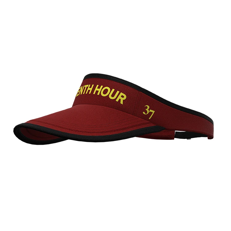 Custom Visor Cap Summer Uv Protection Outdoor Design Team Logo Club Golf Athletic Tennis Hats