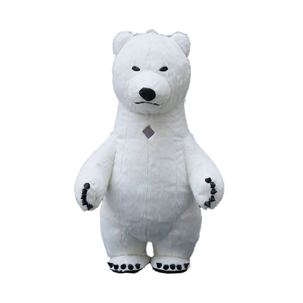 Advertising Inflatables Cartoon Bear Costume Club Inflatable Polar Bear Costume white bear costume inflatable For Party
