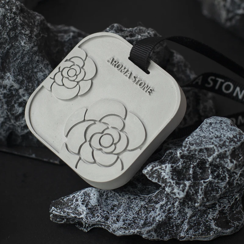 Custom aromatherapy diffuser gift home use ceramic aroma stone fragrance diffuser for car