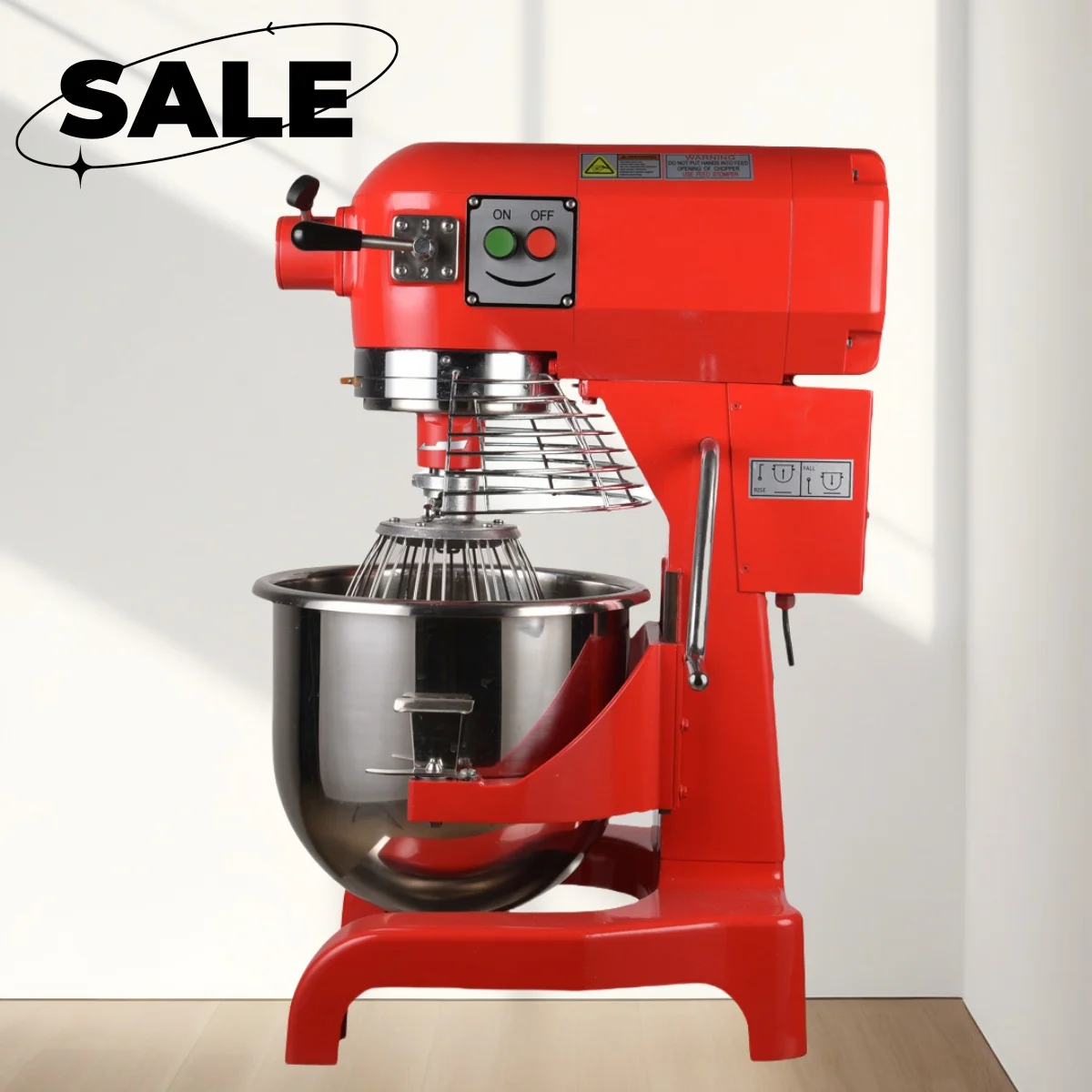 20L Professional Planetary Food Cake Dough Mixer Spiral Bread Pizza Flour Mixing Machine Cost Effective Manual Operation