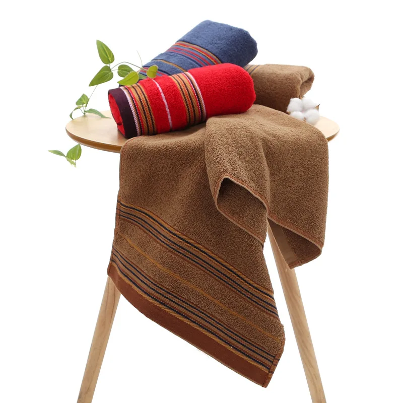 
Factory wholesale high quality soild color 100 cotton soft absorbent gift custom logo towel 