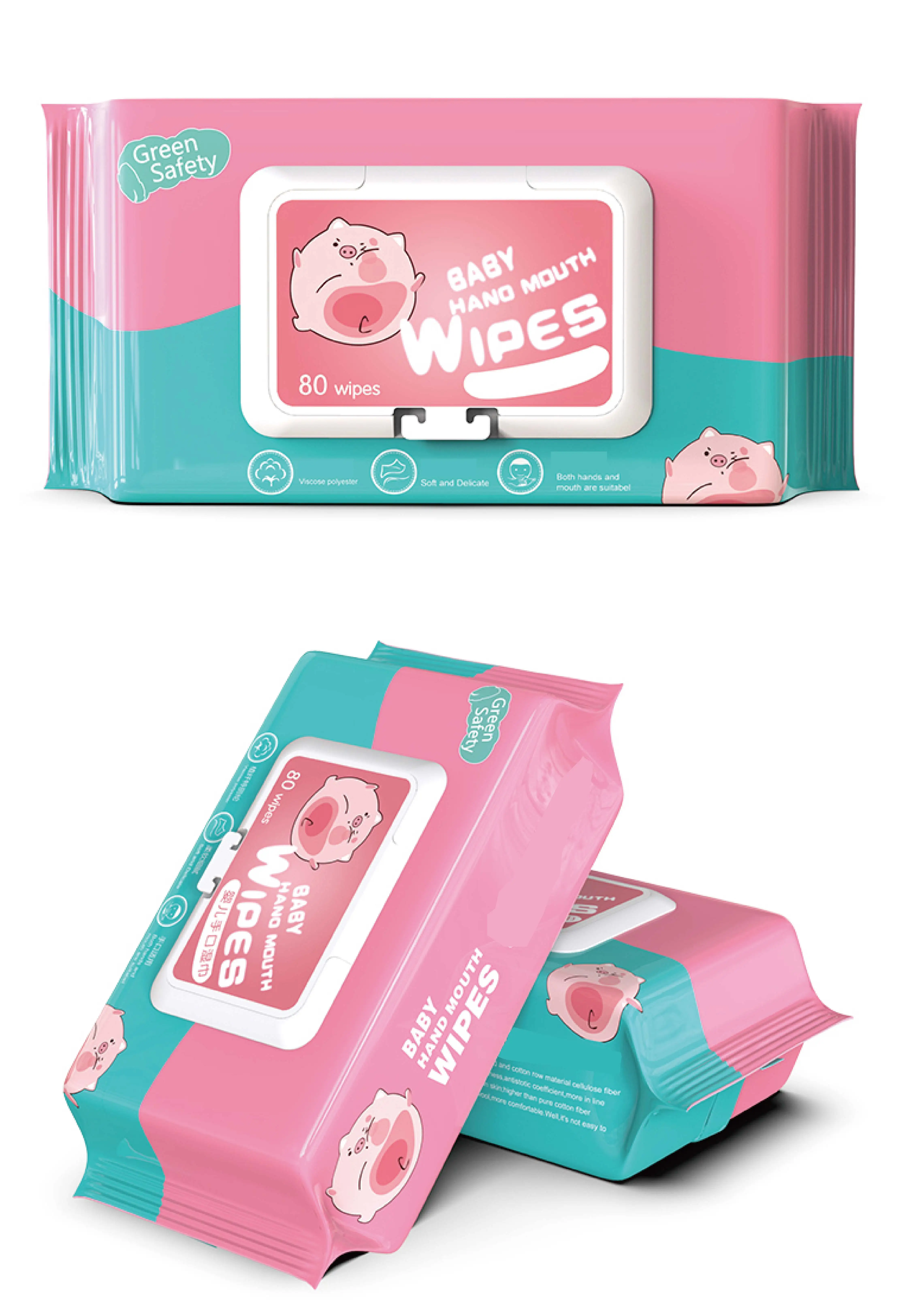 Ультрамягкие влажные салфетки для чистки, детские салфетки для рук и лица