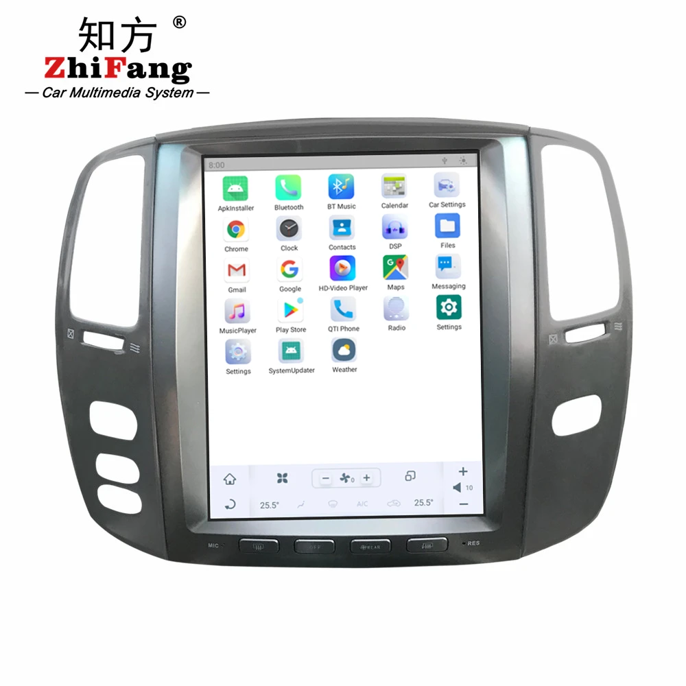 ZF-1305G Android Vertical Screen Gps Navigation For Toyota for Land Cruiser 100 For Lexus Lx470 Car Dvd Player