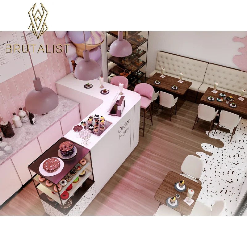 Бесплатный дизайн магазин мороженого конфеты сладкие розничная продажа производитель десерты торт шоколадный интерьера