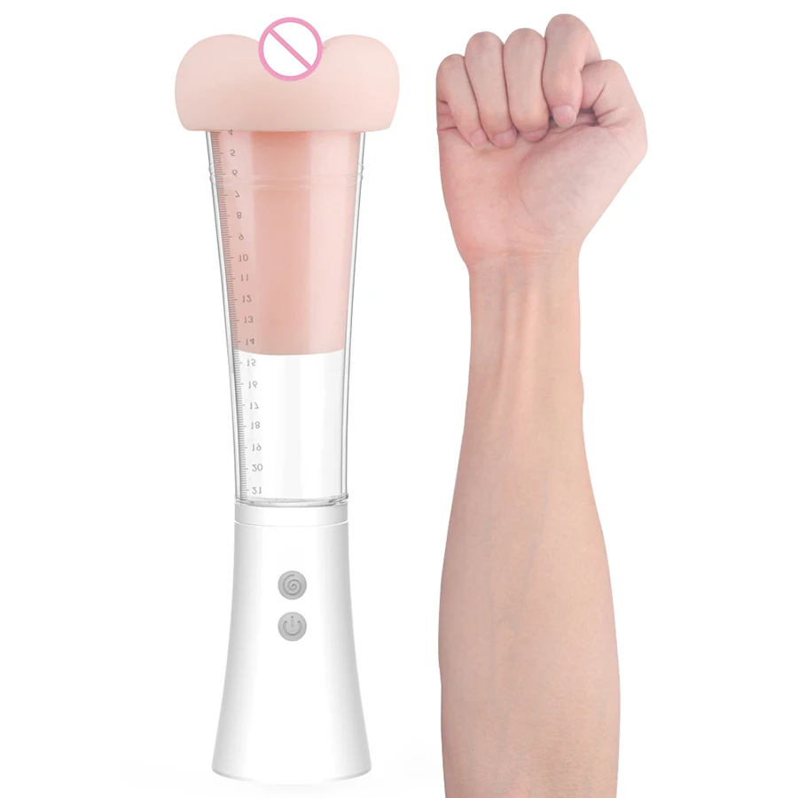 S-HANDE High Quality Penis Pump Dildo Enlargement Vacuum Pussy Cup Dick enlarger Pump for Male Masturbation