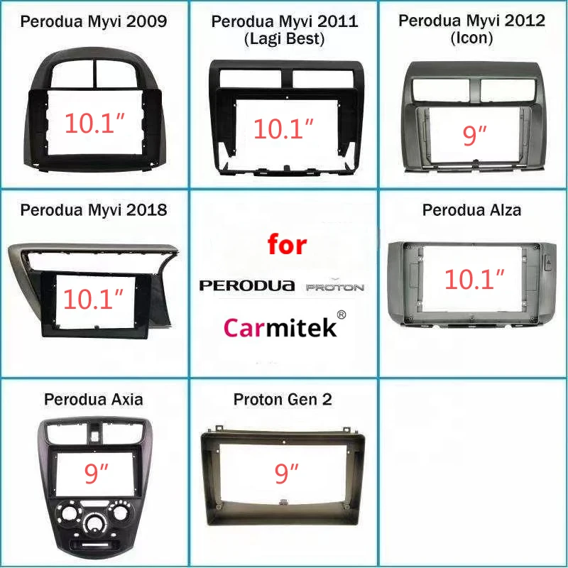 Car DVD Player frame New hot sale Video Panel Stereo Interface Navigator For android car radio Bracket Panel
