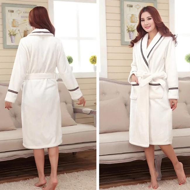 Woman Sexs 2019 New Coral Fleece Bathrobe Yukata Bathrobe Design Your Own Bathrobe