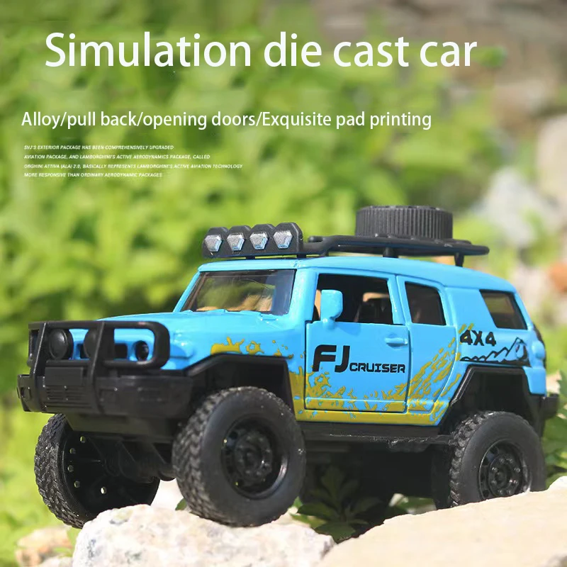 1/36 scale Alloy Model Car Off-road vehicle with large alloy tires Toy Model Car boy toy
