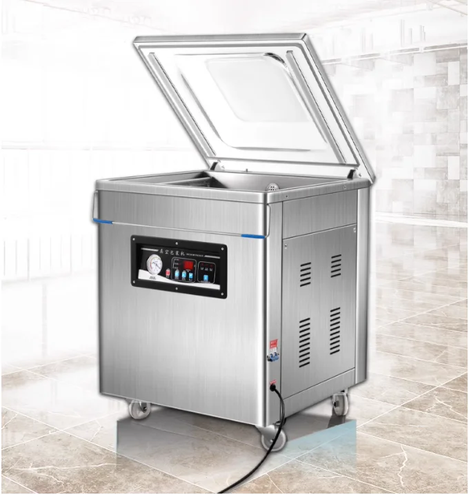 JZ Manual Single Chamber Vacuum Packaging Machine Vertical industrial vacuum heat sealer Food Fresh-keeping Equipment for fish