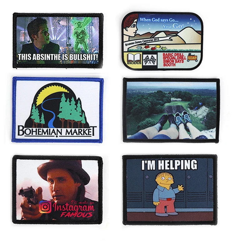 Сублимационный патч для футболок и