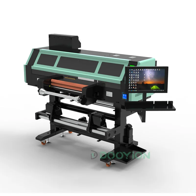 FACTORY OEM NEW 60cm a b film roll to roll dtf uv printer all in one three or four i3200-U1 heads ADVANCED 2024