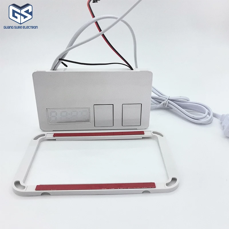 12W 24W 36W 12V Smart Bathroom Mirror Touch Switch Led Dimmer Touch Sensor Switch Built-in Power Supply With Time & Temp Defog