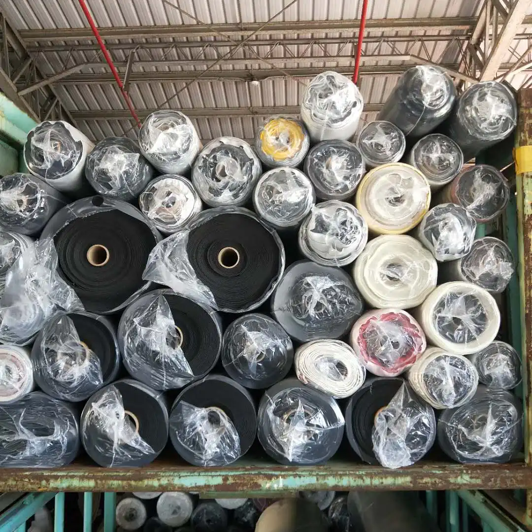 Taiwan C Grade PVC Artificial Leather Stock Lot