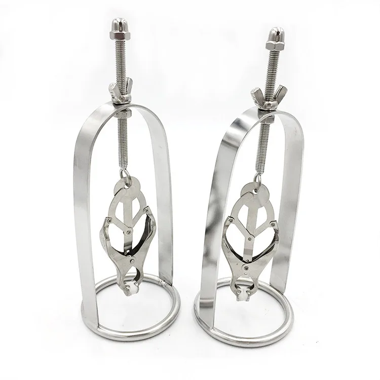 
Hot Selling Adjustable Breast Nipple Stimulation Sex Toys Pain Women Nipple Clamps 