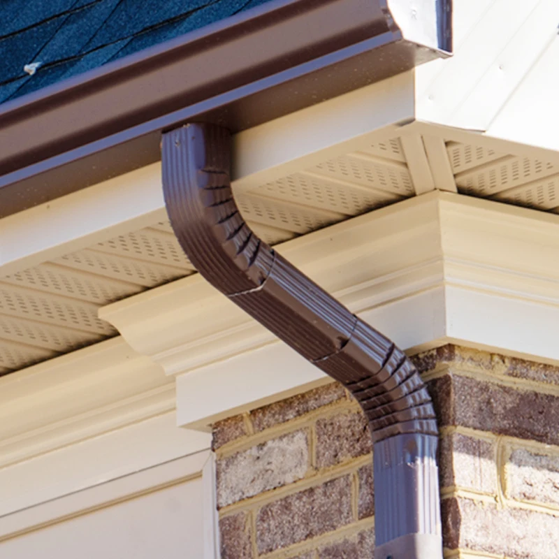 Durable aluminium Downspout Gutter Elbows White Downspout Gutter Elbows 90 degrees Downspout Gutter Elbows