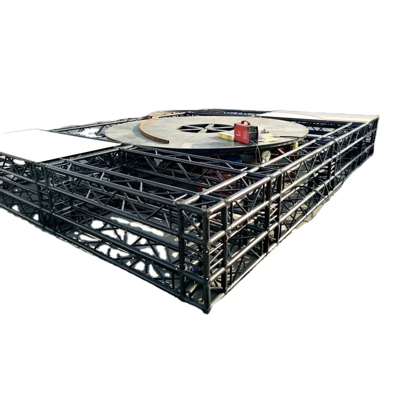 New Car Club Rotating Stage Lights Truss Round Circle Square Revolving Stage Platforms