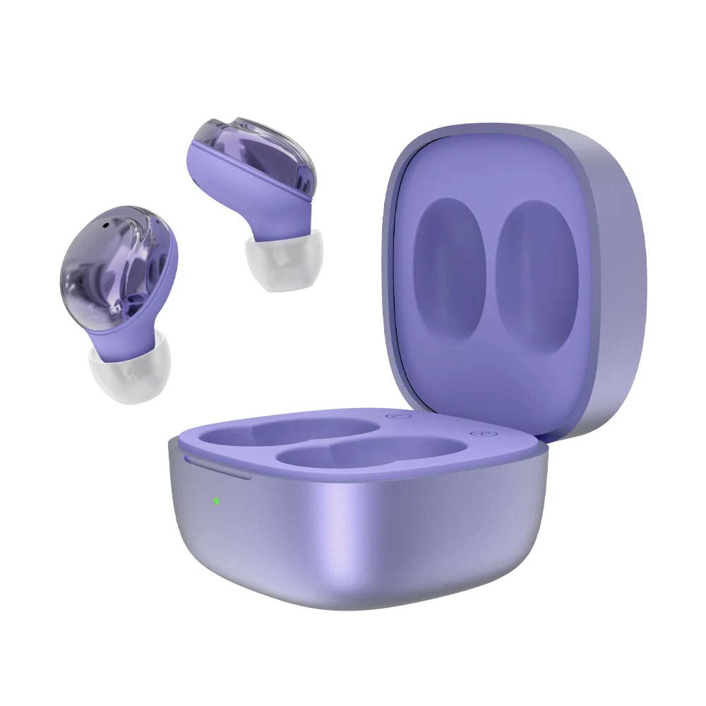 Mass stock wireless earphones full in-ear design secure fit airbuds earphone ready to ship purple gray black earbuds