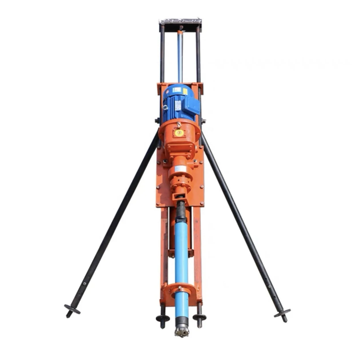 Good quality Gasoline Engine borehole drilling machine hydraulic drilling rig Small household 100m water well rig