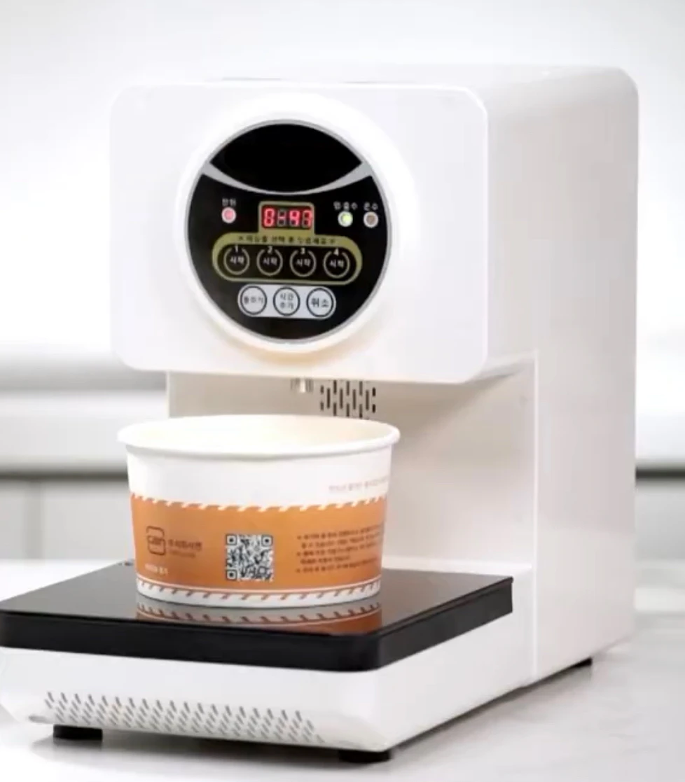 Korean instant noodle Hot sale customized printing induction use paper bowl for home office self cooker shop