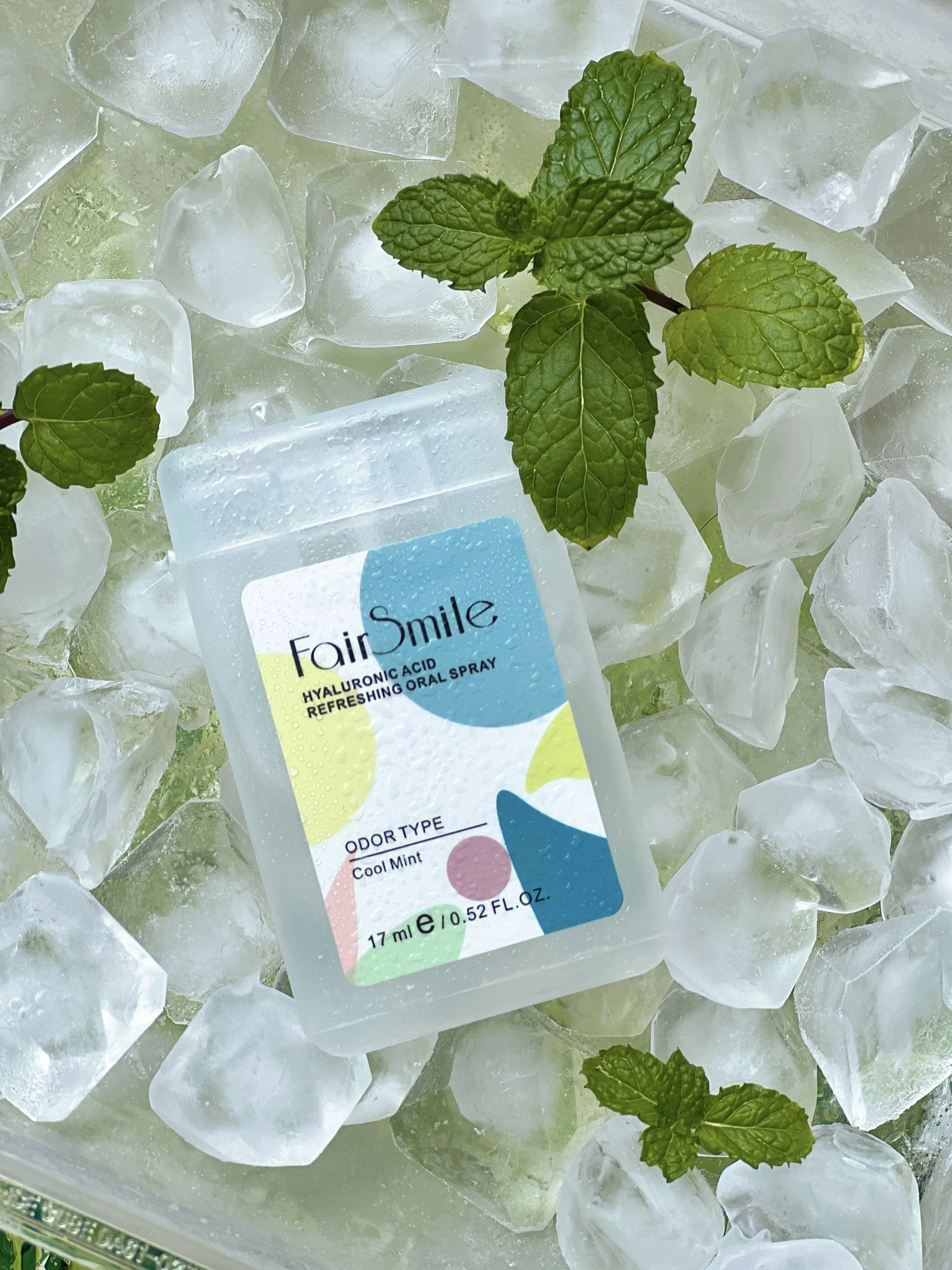 Private Label Portable Mouthwash Hyaluronic Acid Refreshing Oral Spray Cool Mint For Bad Breath Oral Care Mouth Freshener