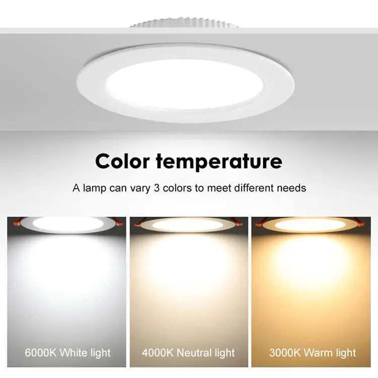 BENHAO Support OEM/ODM Aluminum Round Ceiling Lamp 4w 7w 12w 18w 30w 35w COB Philips Chip Led Down Light