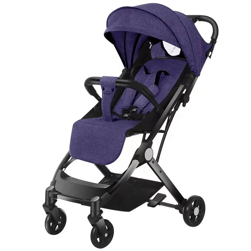 buy China factory price steel frame high view portable baby buggy stroller 360 degree rotation function for 0-4 years old kids