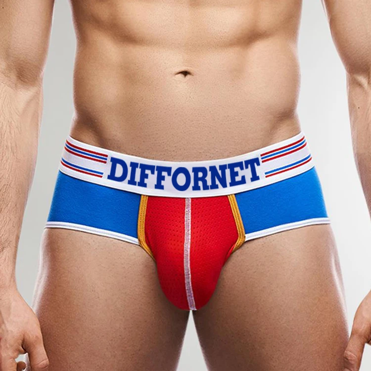 Mens Briefs Underwear Boxer Stretch Cotton Custom Logo sexy underwear Men Briefs Boxer Underwear For Men