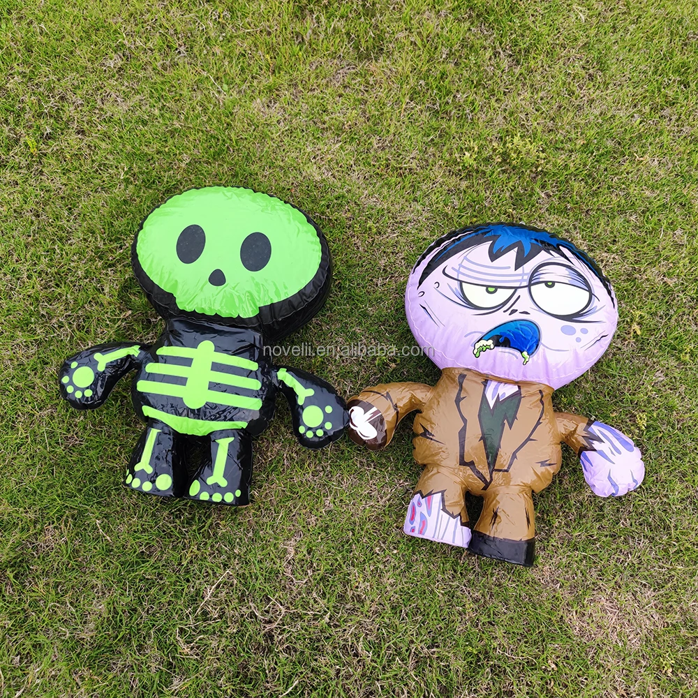 Надувные украшения для Хэллоуина Зомби для наружной рекламы на заказ, ПВХ-игрушки