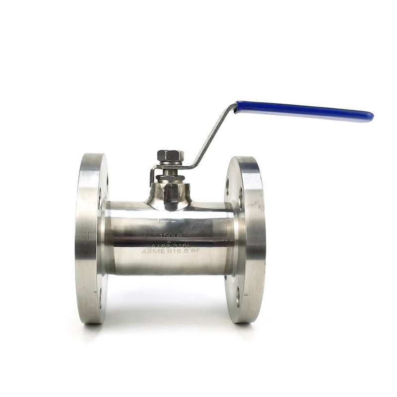 Stainless steel manual DN15-DN80 3000PSI-20000PSI reduced bore one piece ball valve /RF flanged ball valve