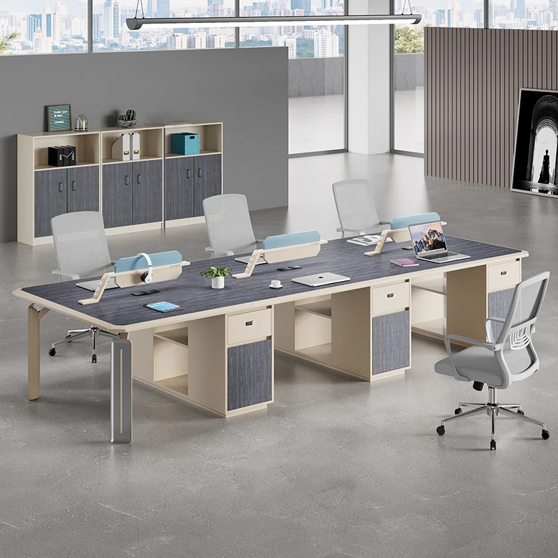 Modern modular office partition call center 2/4/6 people office cubicle workstation