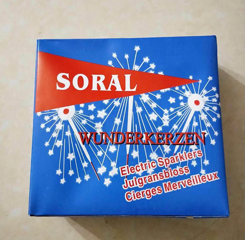 Factory direct price golden sparklers indoor wedding fireworks gold