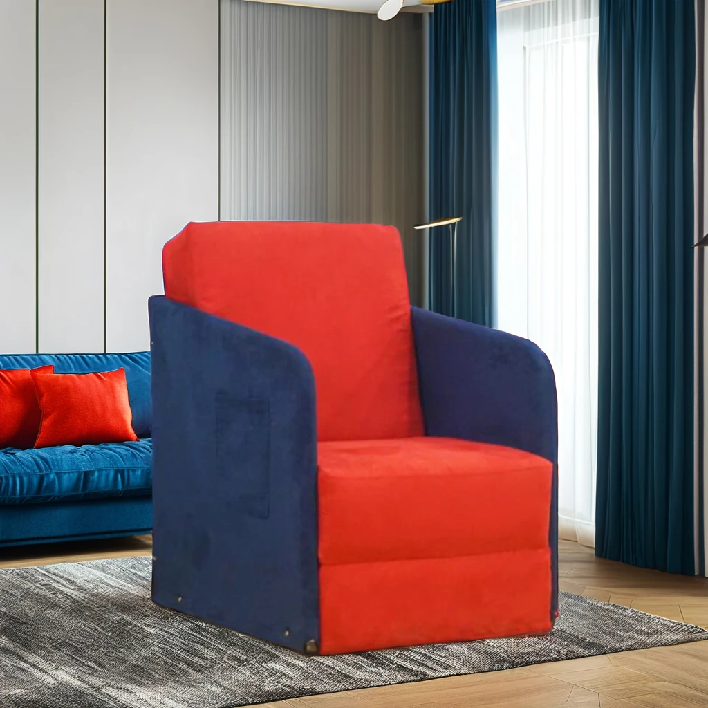 Wholesale fancy fashionable home use One Seat Type furniture Floor chairs Sofa Bed Legless Fabric Adjustable Sofa bed