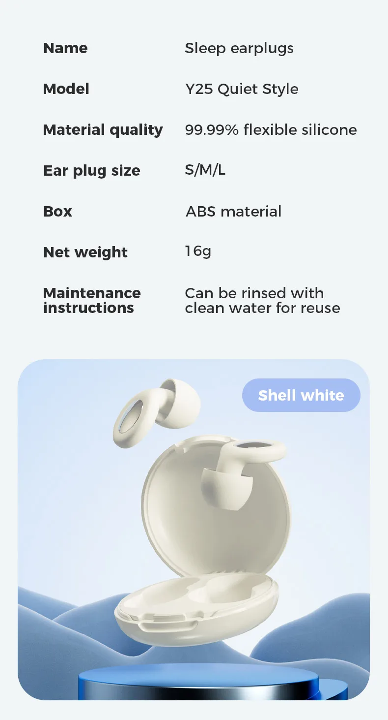 OEM ODM High Quality Soft Silicone Noise Cancelling Earplugs for Sleeping Swimming and Outdoor Activities