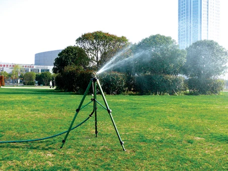 360 Gear Drive Rotary Lawn Agriculture Farm Sprinkler Impact Impulse Water Irrigation with Spike Garden Metal Green Long Pcs YOD