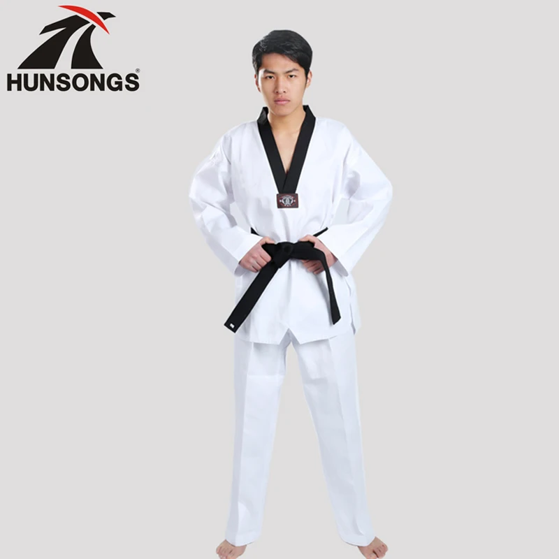 Wholesale Black Cotton Diamond Pattern Dobok for Children the Most Demanded Taekwondo Training Art Dubai OEM Service Available