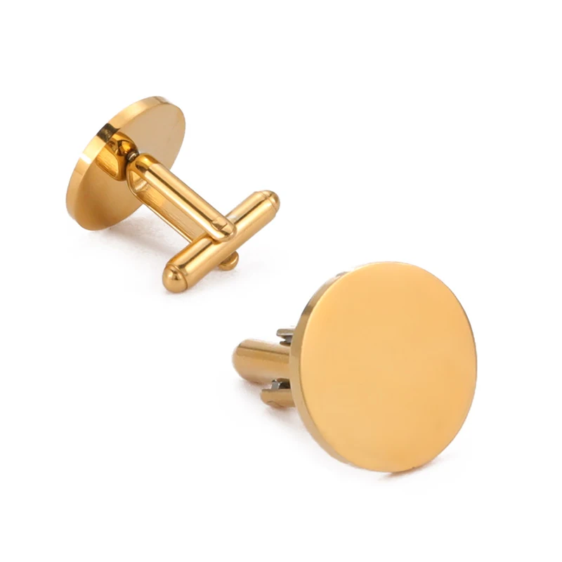 Оптовая продажа запонки из нержавеющей стали с индивидуальным дизайном логотипа круглые квадратные Зажимы для галстука в форме сердца ювелирные изделия