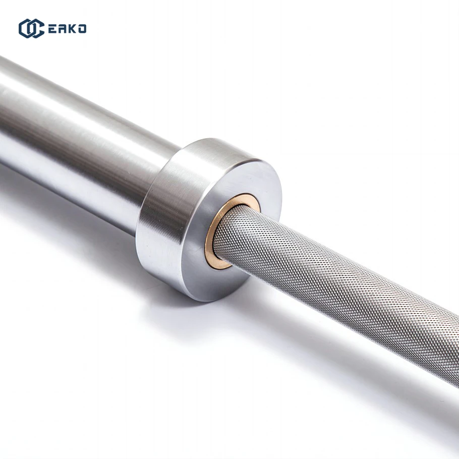Eako sport IWF barbell bar 2.2m 20kg 190K PSI to 240K PSI 400lbs to 2000lbs IWF Weightlifting Bar for man