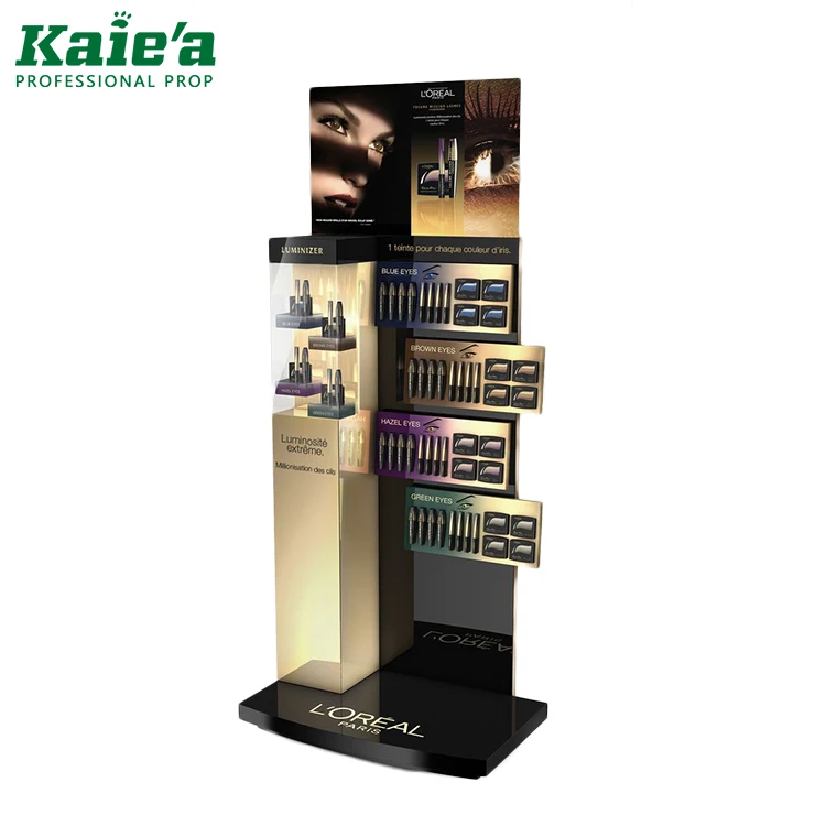 Luxury cosmetic display stand,cosmetic makeup display cabinet,display counter for cosmetic store