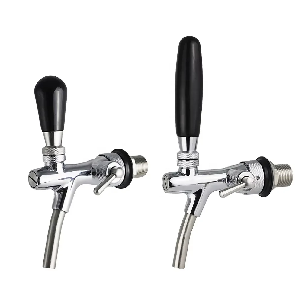 Bar Drink Dispenser Beer Keg Tower Adjustable Flow Control Stainless Steel Draft Beer Tap Faucet